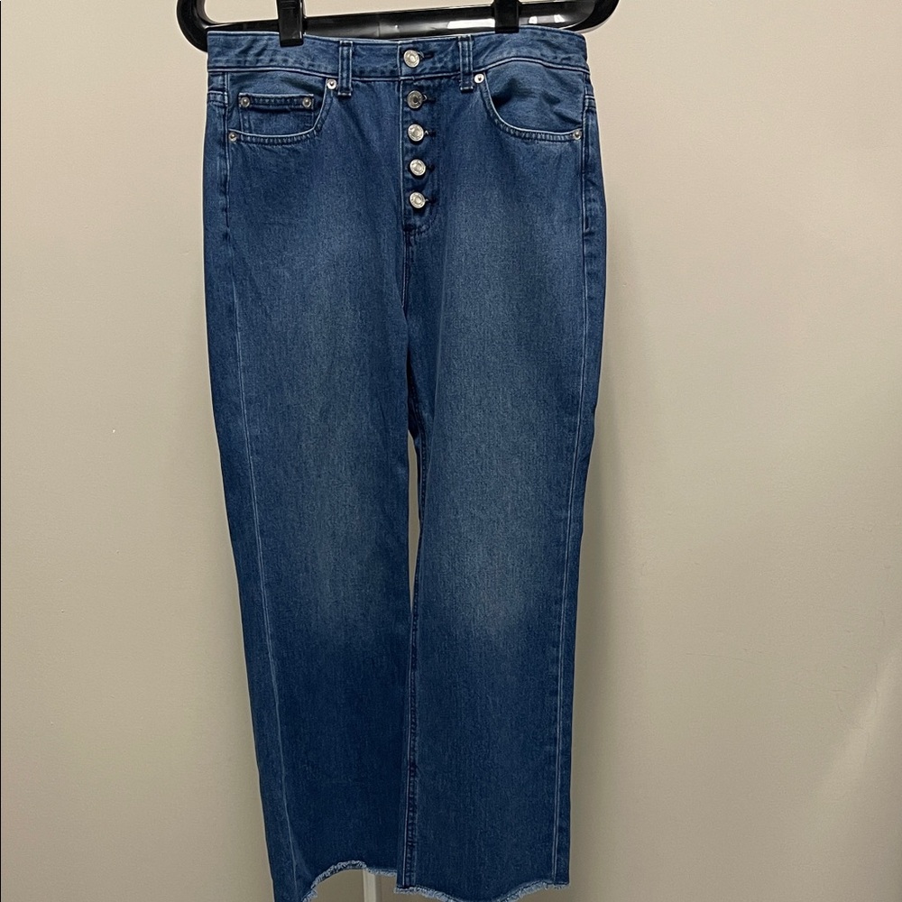 Michael Kors Dark Blue Cropped Jeans